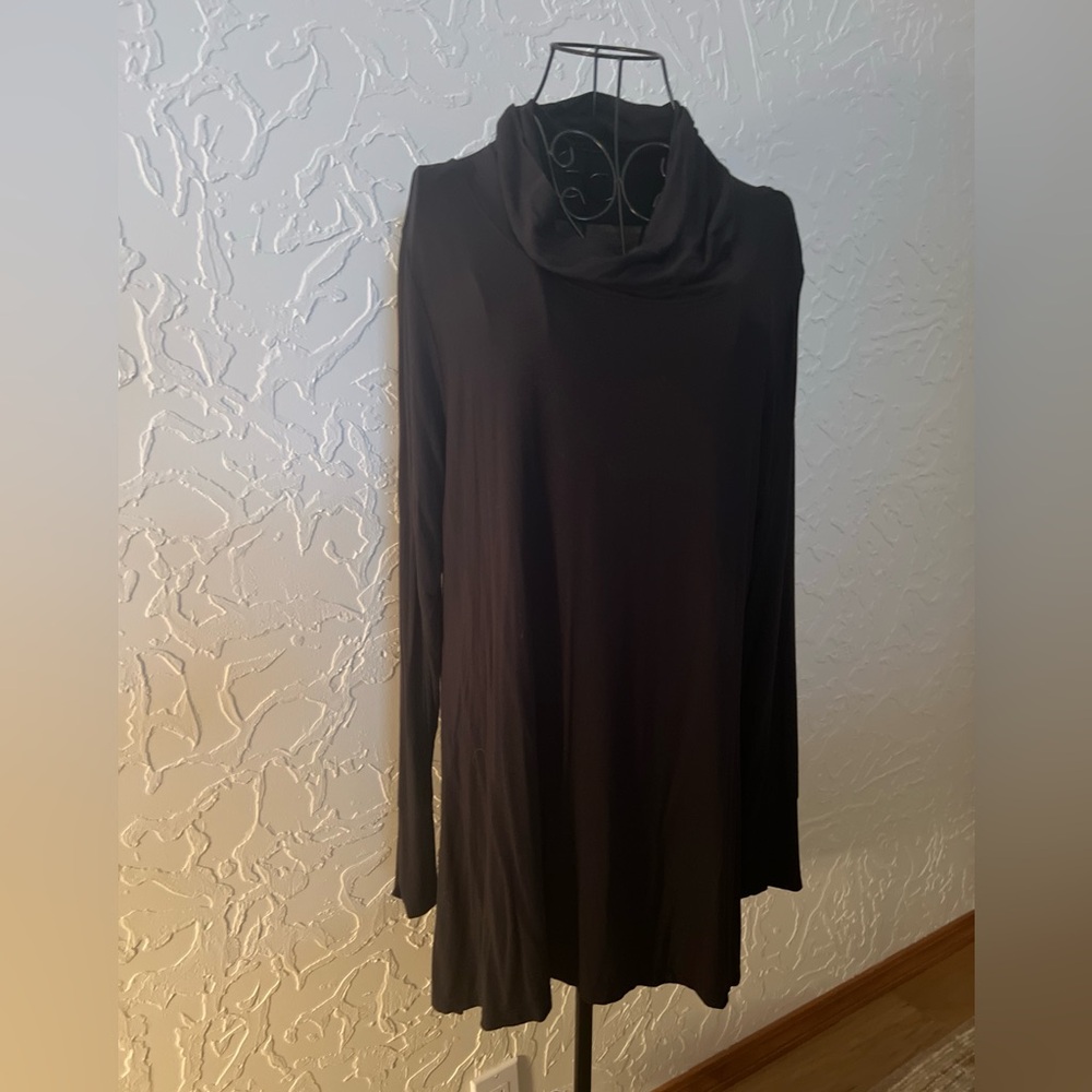 Cuddl Duds SoftWear with Stretch Cowl Neck Tunic